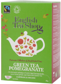 (20ct Sachet) Green Tea Pomegranate Tea