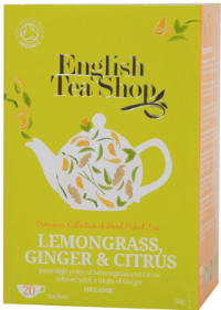 Lemongrass, Ginger, and Citrus Tea (20ct Sachet)